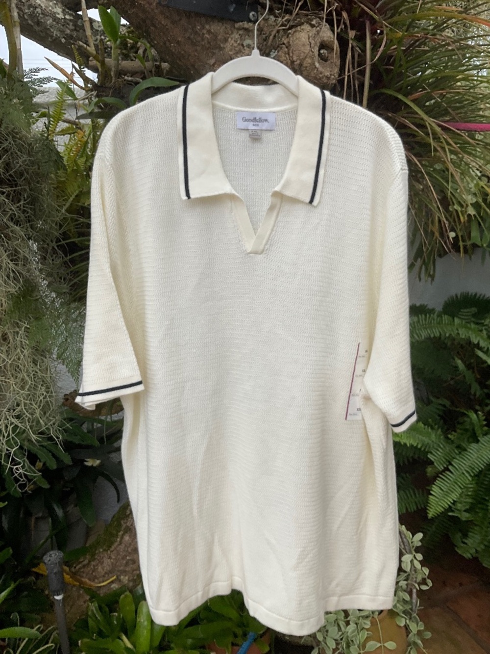 Goodfellow Cream Lightweight Sweater NWT  XXL